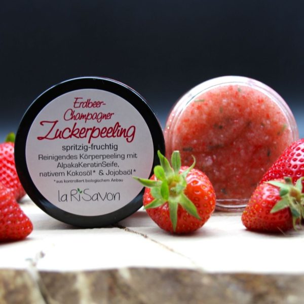 Peeling Erdbeer-Champagner